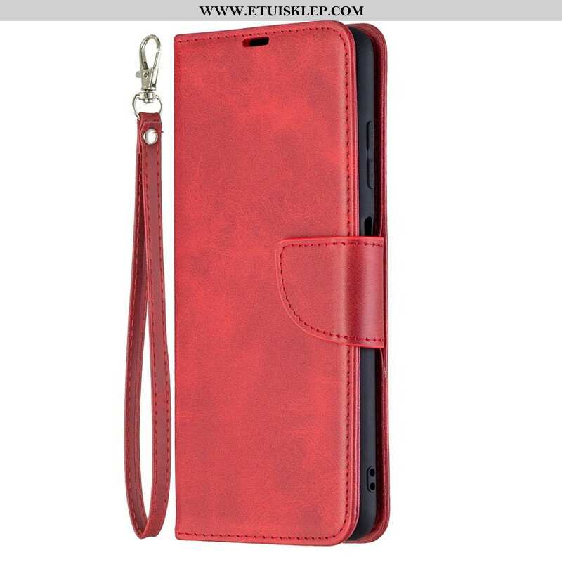 Etui Folio do Poco X3 / X3 Pro / X3 NFC Skórzany Futerał Gładka Klapa Ukośna